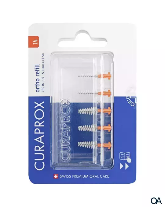 Curaprox Interdentalbürsten CPS 14 Ortho Refill Orange Curaprox Interdentalbürsten CPS 14 Ortho Refill Orange