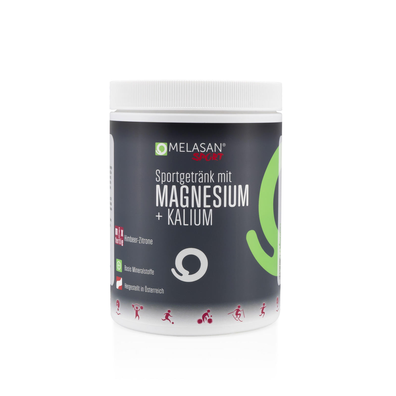 Melasan Sport Sportgetränk mit Magnesium + Kalium Pulver Himbeere-Zitrone Melasan Sport Sportgetränk mit Magnesium + Kalium Pulver Himbeere-Zitrone