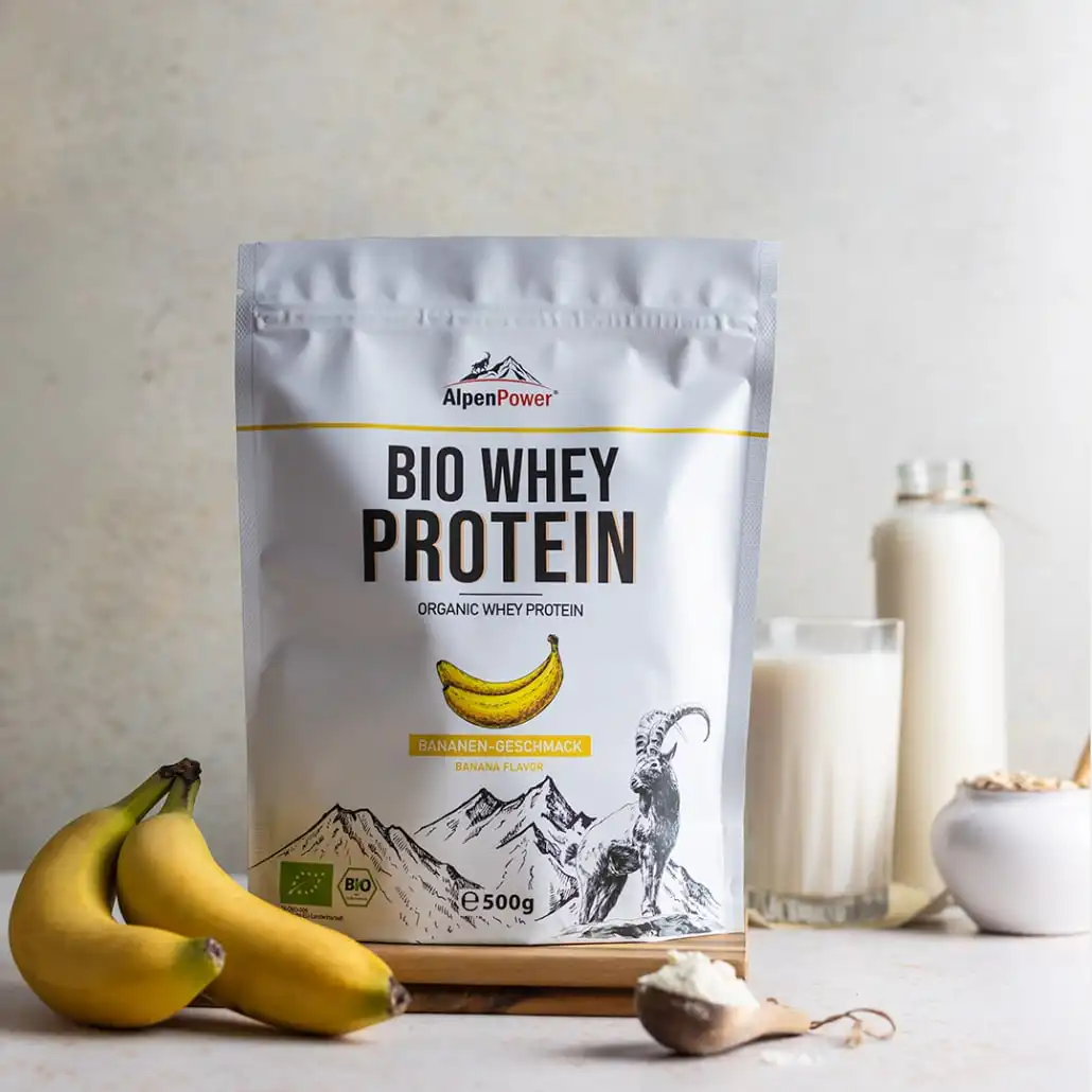 ALPENPOWER® Bio Whey Protein - Banane