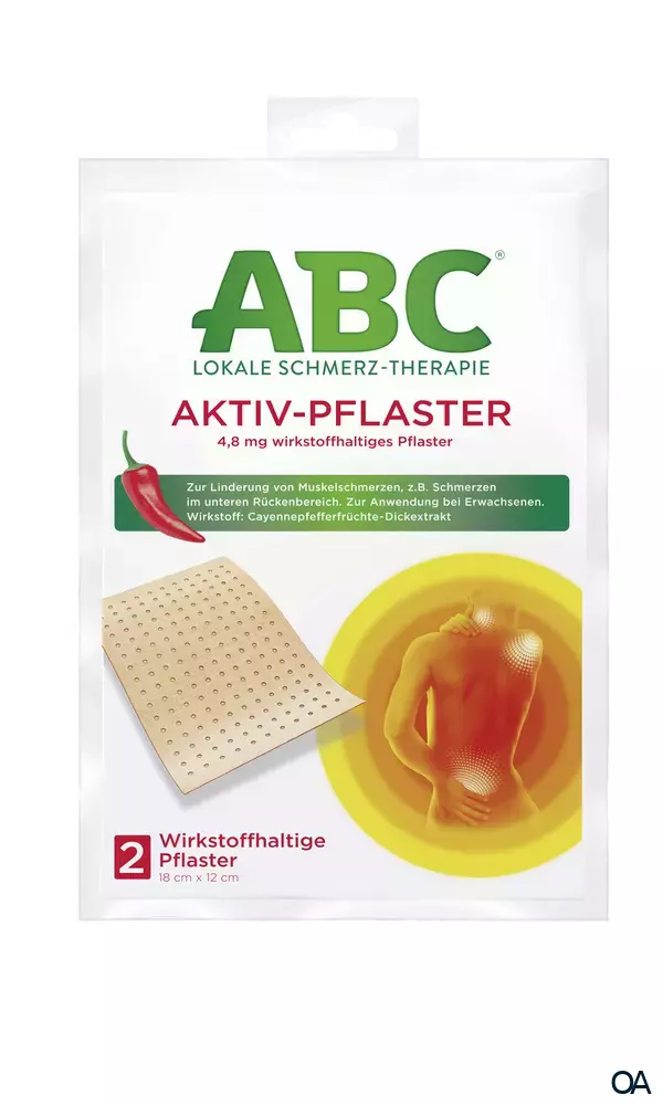 ABC® Lokale Schmerz-Therapie Aktiv-Pflaster 4,8 mg ABC® Lokale Schmerz-Therapie Aktiv-Pflaster 4,8 mg
