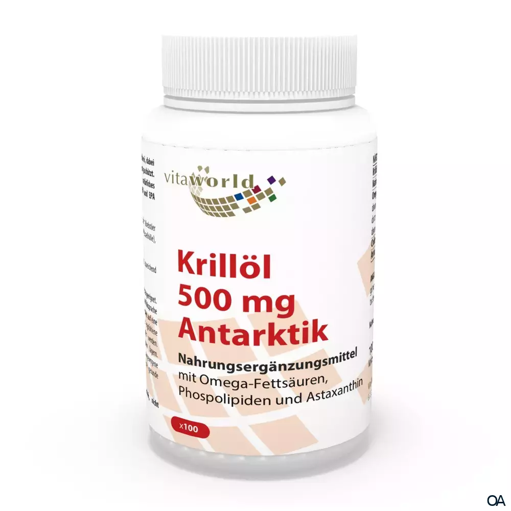 Vitalworld Krillöl 500 mg Antarktik Kapseln Vitalworld Krillöl 500 mg Antarktik Kapseln