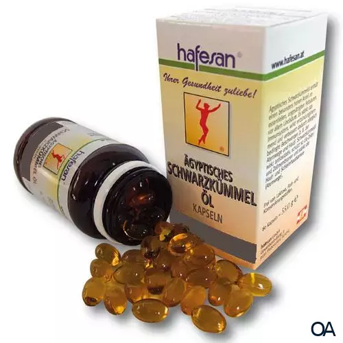 hafesan Ägyptisches Schwarzkümmel Öl 500 mg Kapseln