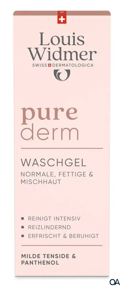 Louis Widmer purederm Waschgel - leicht parfümiert