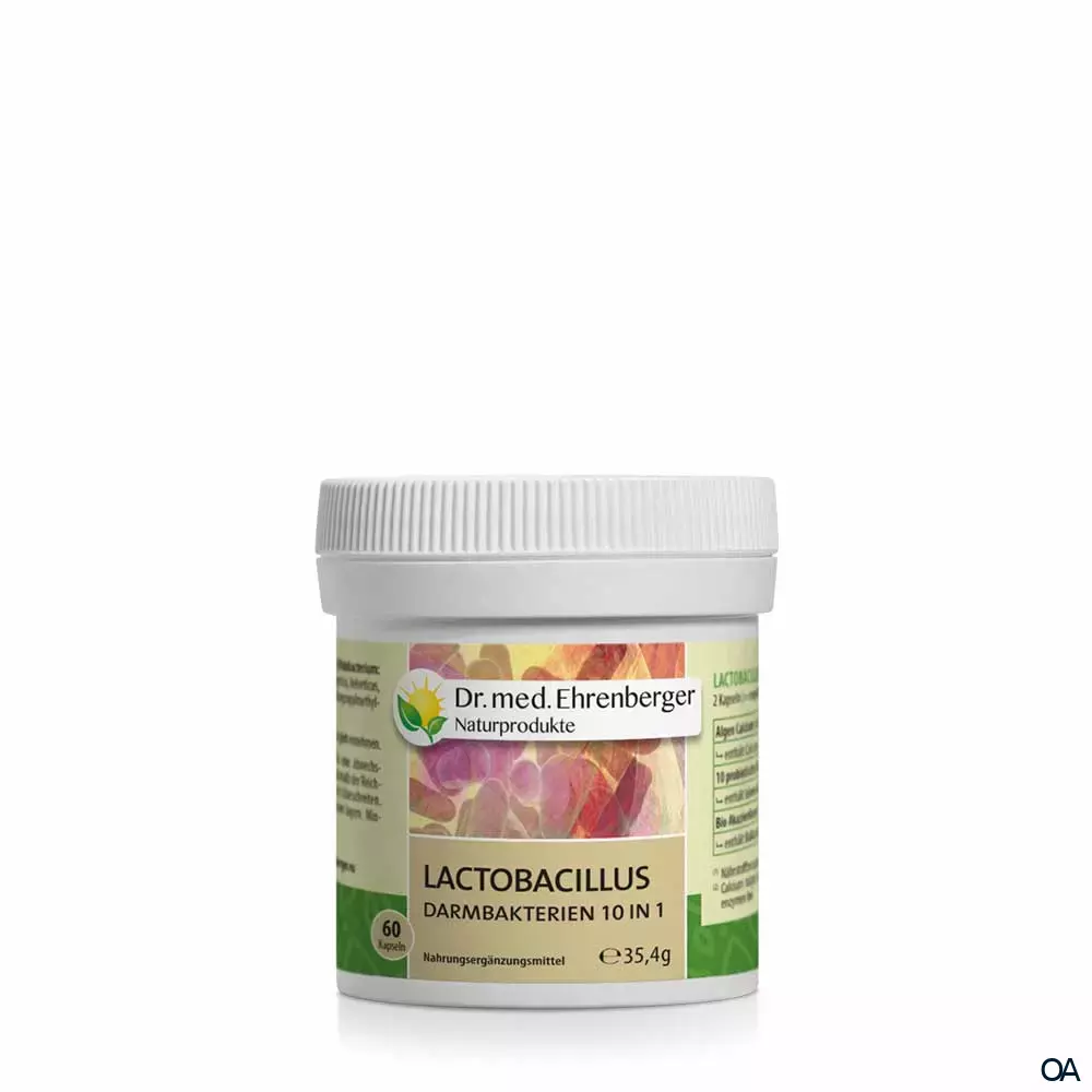 Dr. Ehrenberger Lactobacillus Darmbakterien 10 in 1 Kapseln