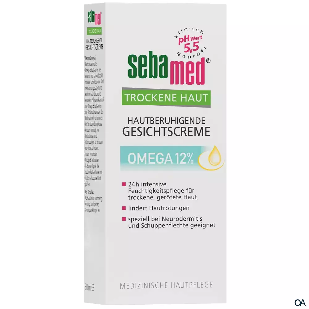 Sebamed Trockene Haut Hautberuhigende Gesichtscreme Omega 12%