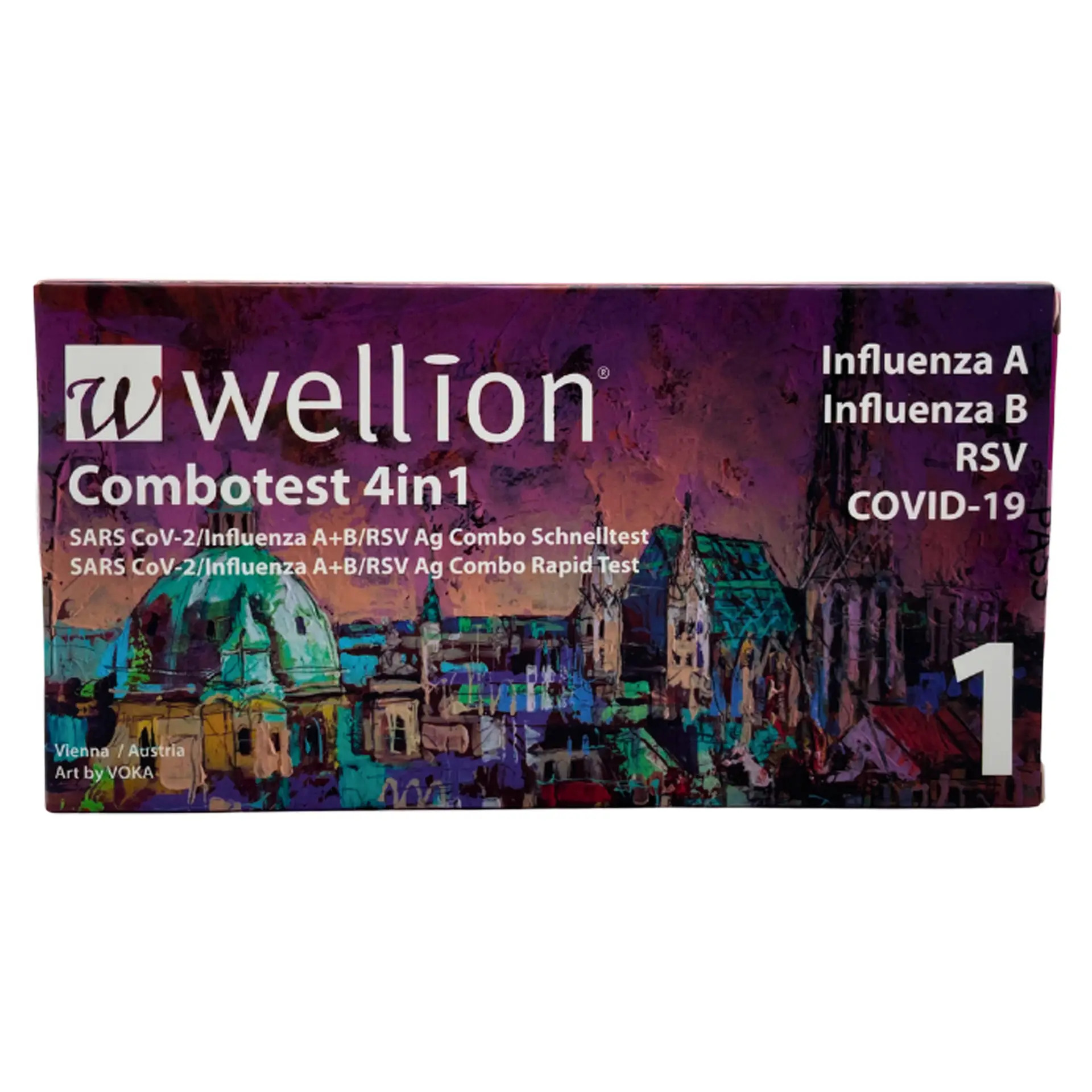 Wellion® Combotest 4in1 (SARS CoV-2/Influenza A+B/RSV) Wellion® Combotest 4in1 (SARS CoV-2/Influenza A+B/RSV)