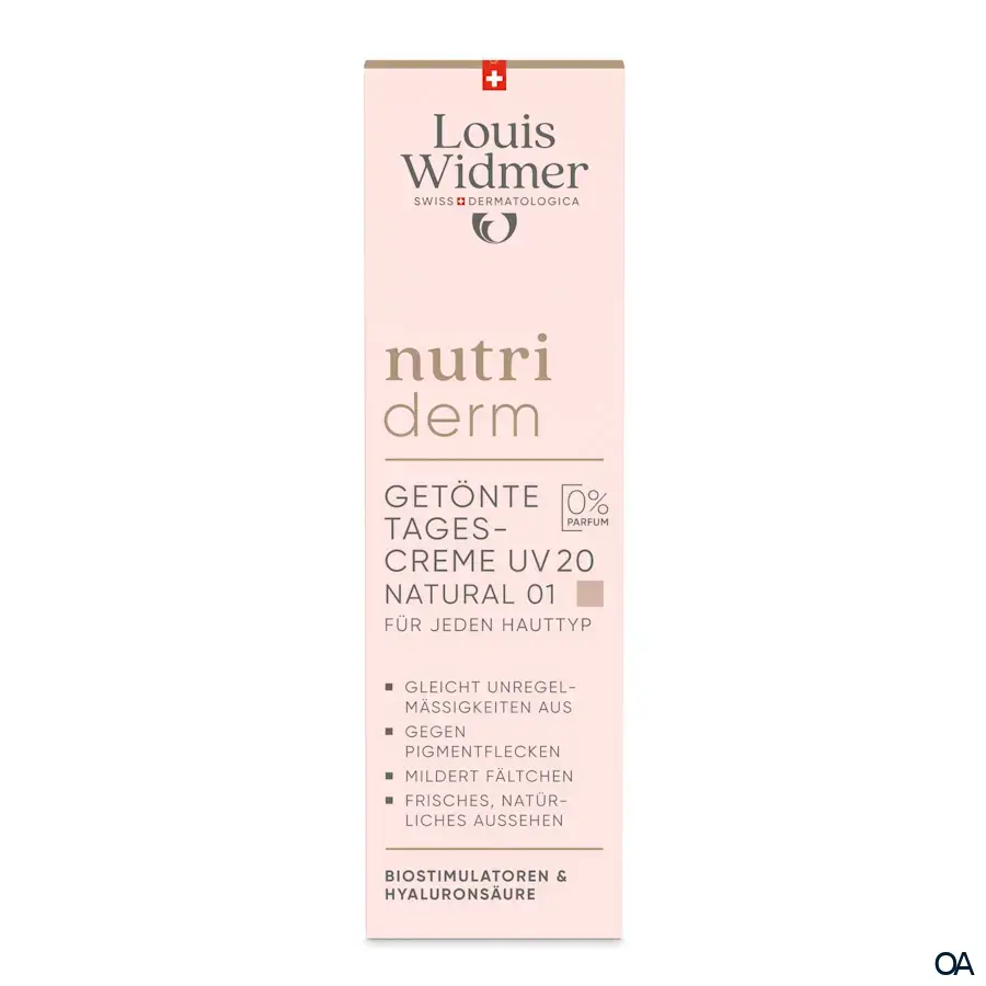 Louis Widmer nutriderm Getönte Tagescreme UV 20 Natural 01 - ohne Parfum Louis Widmer nutriderm Getönte Tagescreme UV 20 Natural 01 - ohne Parfum