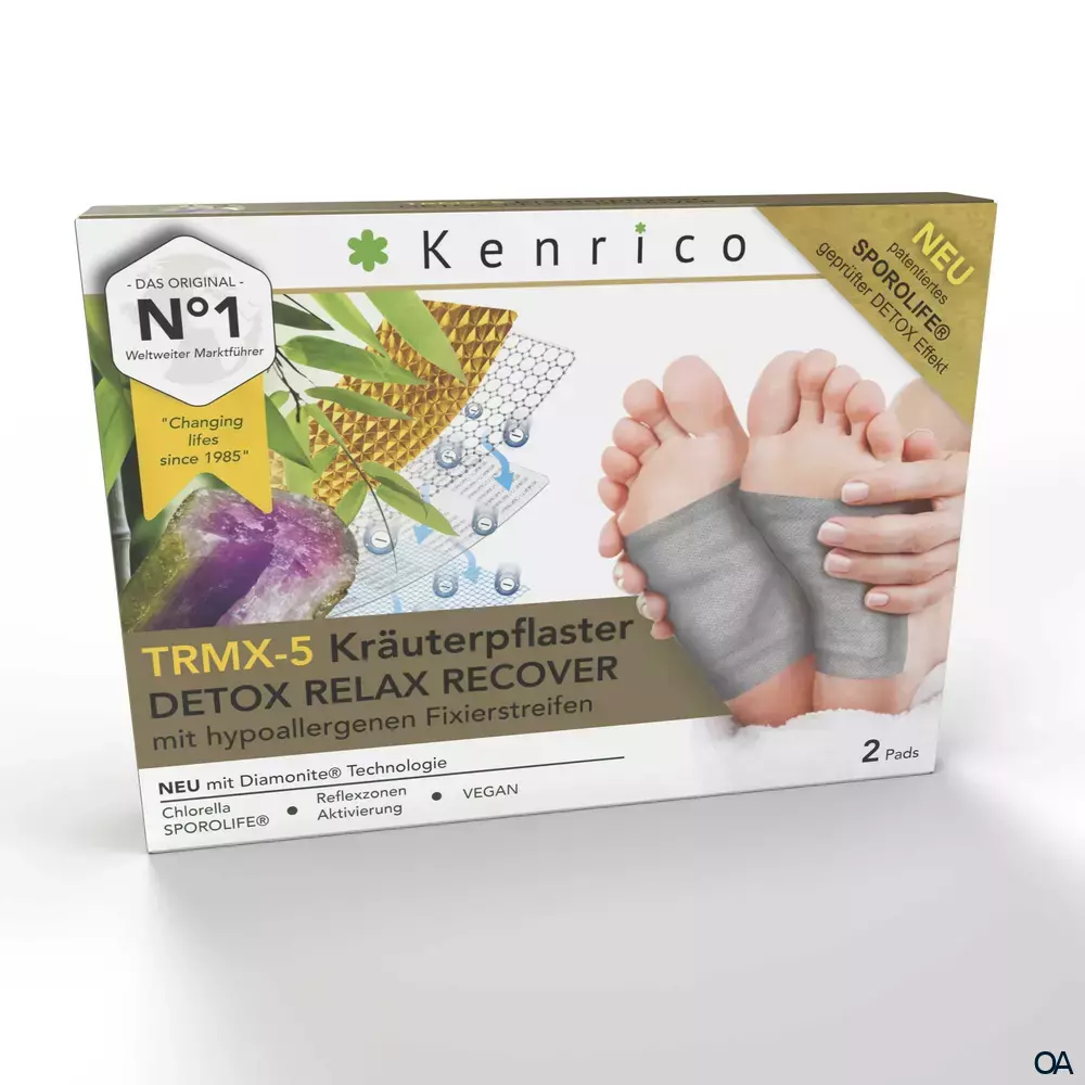 Kenrico TRMX-5 Kräuterpflaster DETOX RELAX RECOVER Kenrico TRMX-5 Kräuterpflaster DETOX RELAX RECOVER