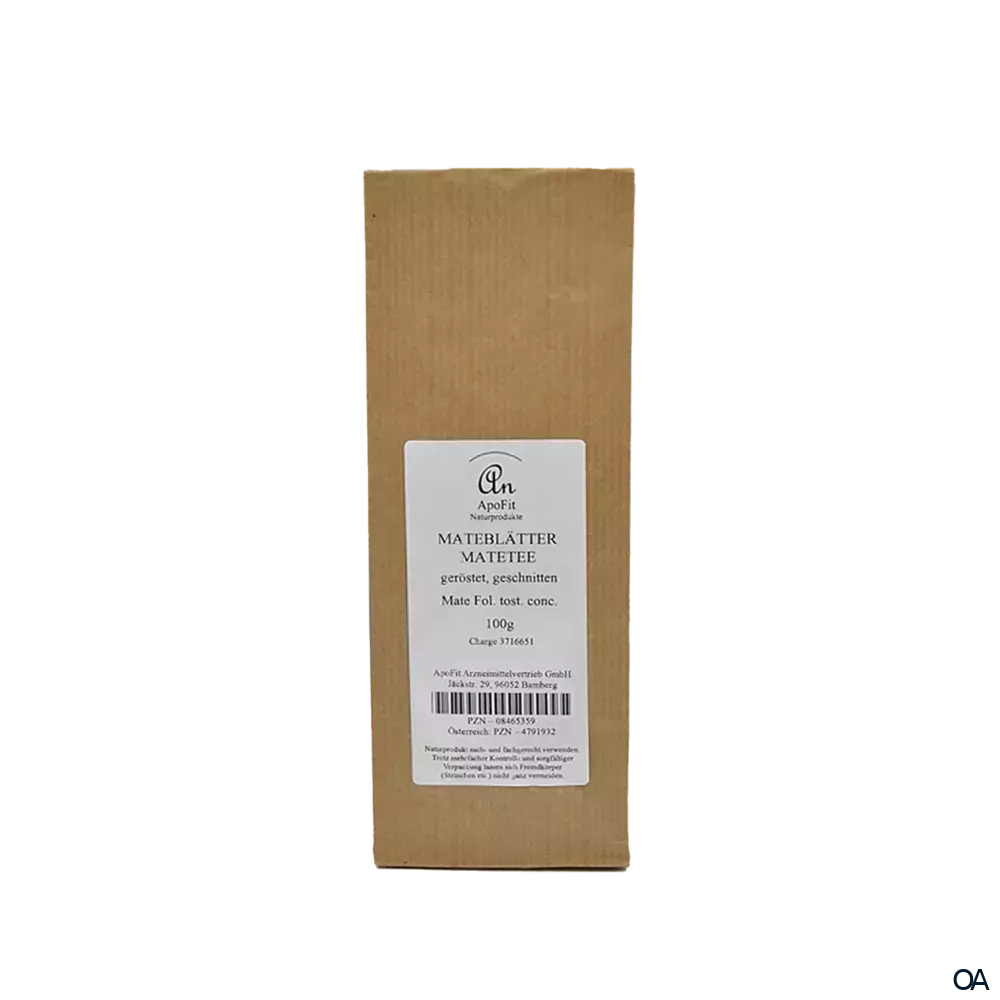 ApoFit Mateblätter Matetee geröstet, geschnitten ApoFit Mateblätter Matetee geröstet, geschnitten