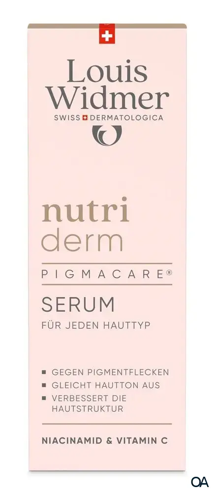 Louis Widmer nutriderm Pigmacare® Serum - leicht parfümiert