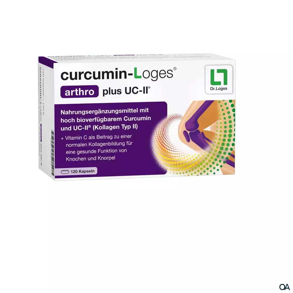 curcumin-Loges® arthro plus UC-II® Kapseln curcumin-Loges® arthro plus UC-II® Kapseln