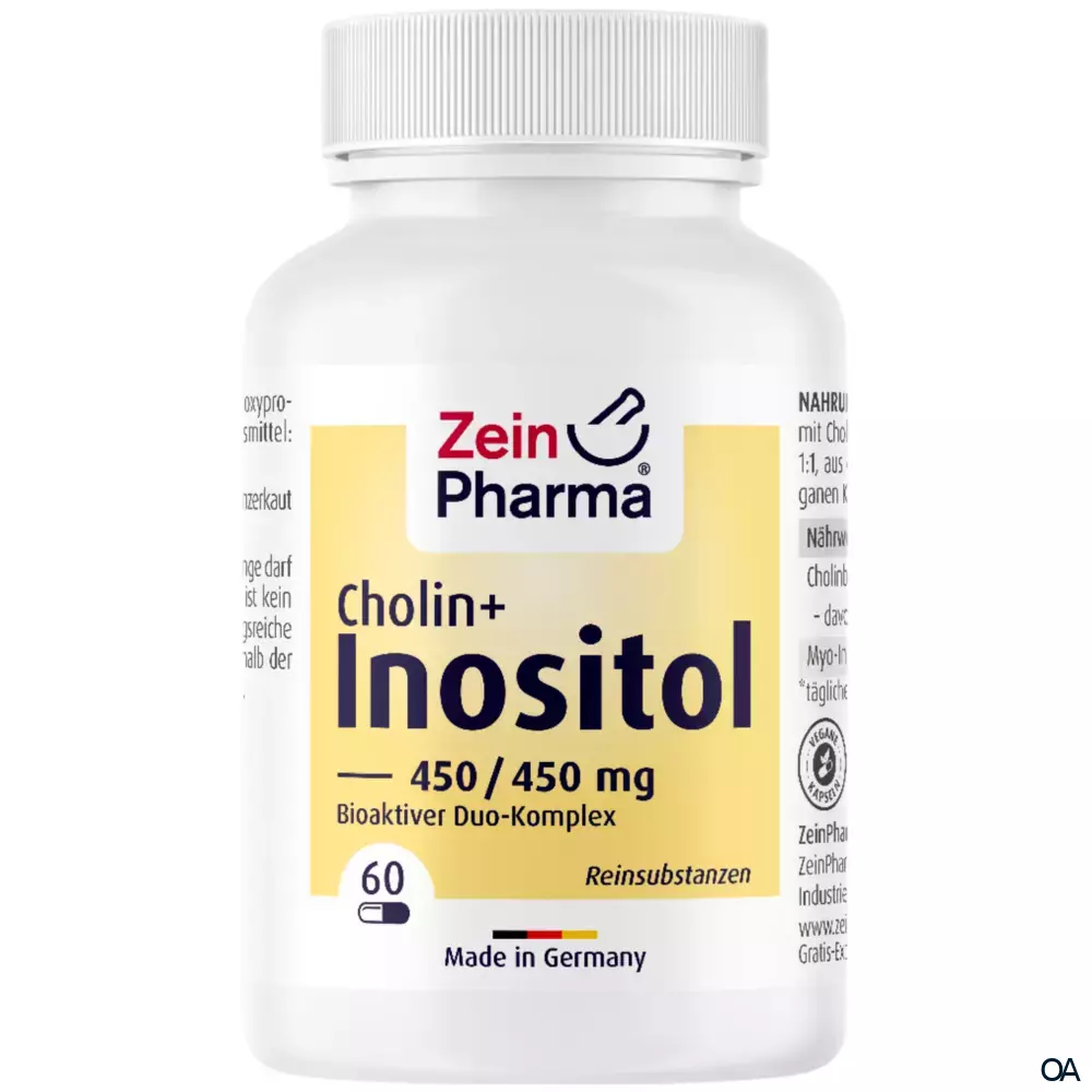 ZeinPharma Cholin-Inositol Kapseln 450 mg / 450 mg ZeinPharma Cholin-Inositol Kapseln 450 mg / 450 mg