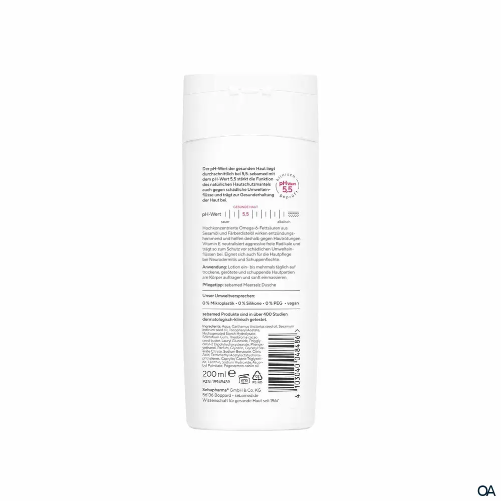 Sebamed Trockene Haut Body Lotion Omega 12%