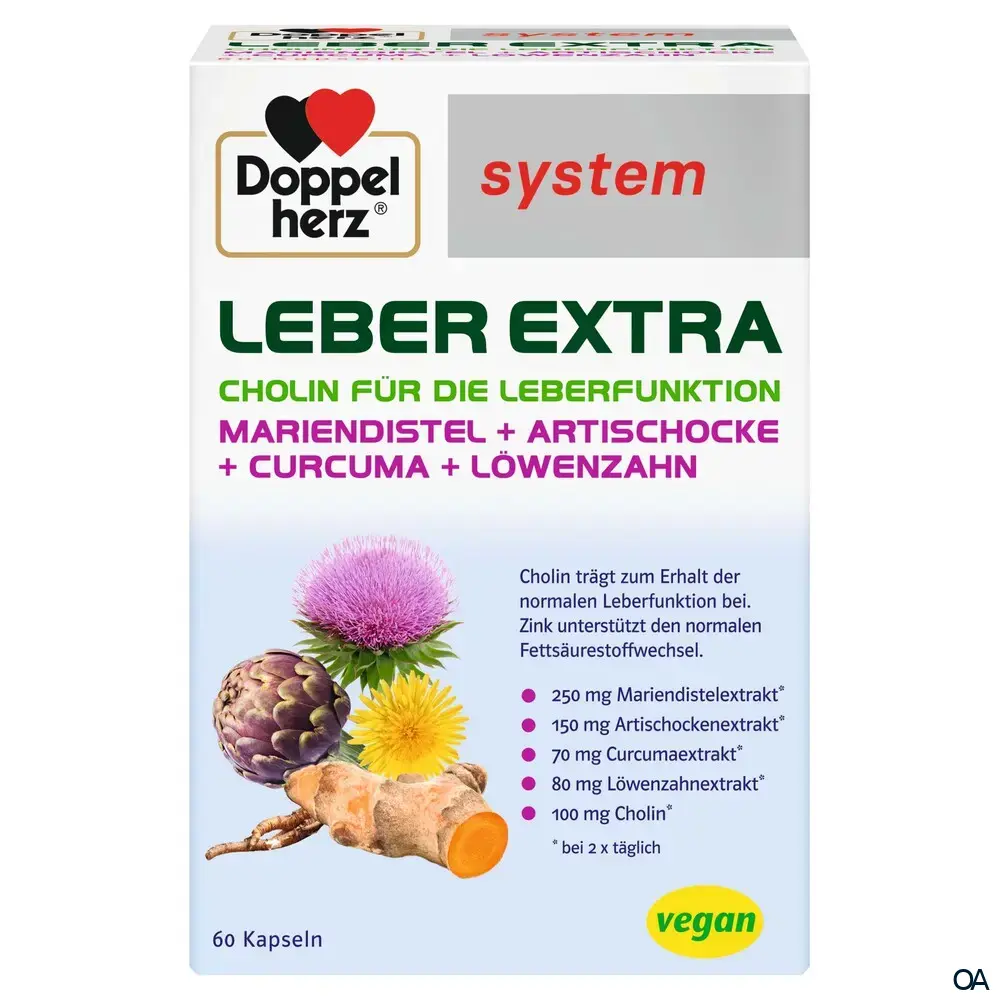 Doppelherz system Leber Extra Kapseln