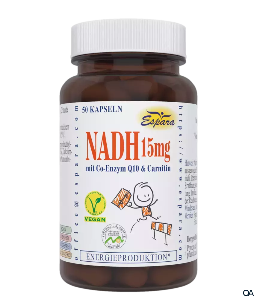 Espara NADH 15 mg Kapseln Espara NADH 15 mg Kapseln