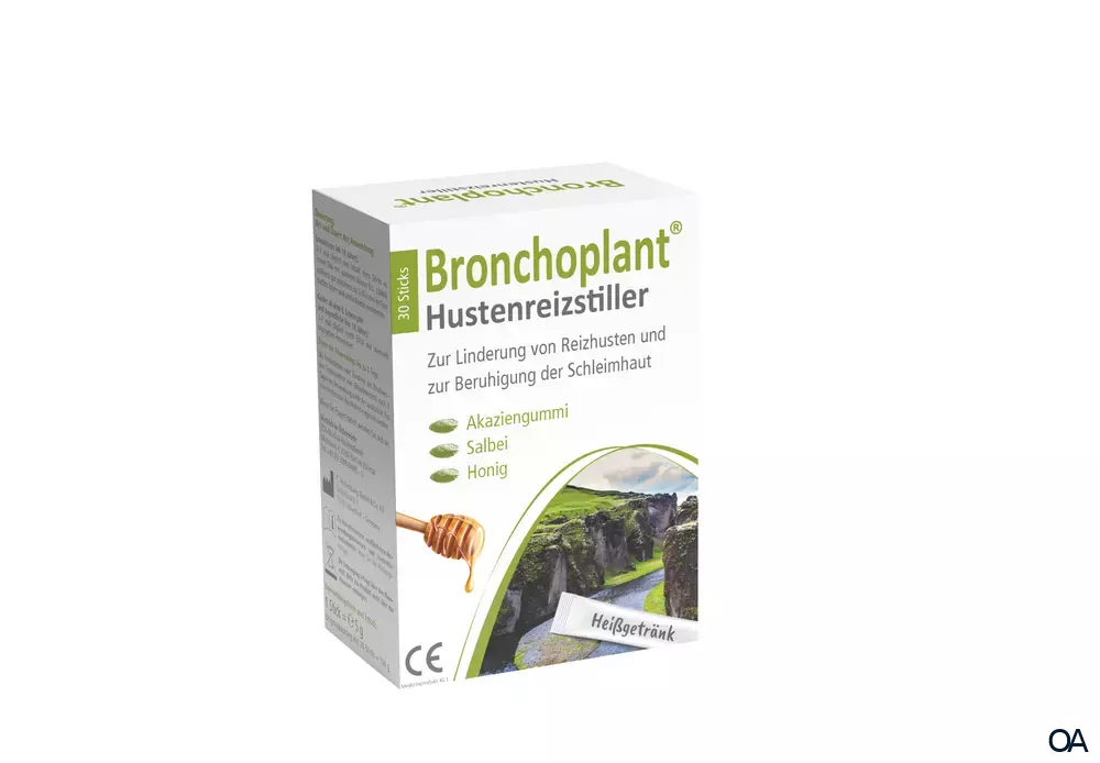 Bronchoplant® Hustenreizstiller Heißgetränk Granulat Bronchoplant® Hustenreizstiller Heißgetränk Granulat