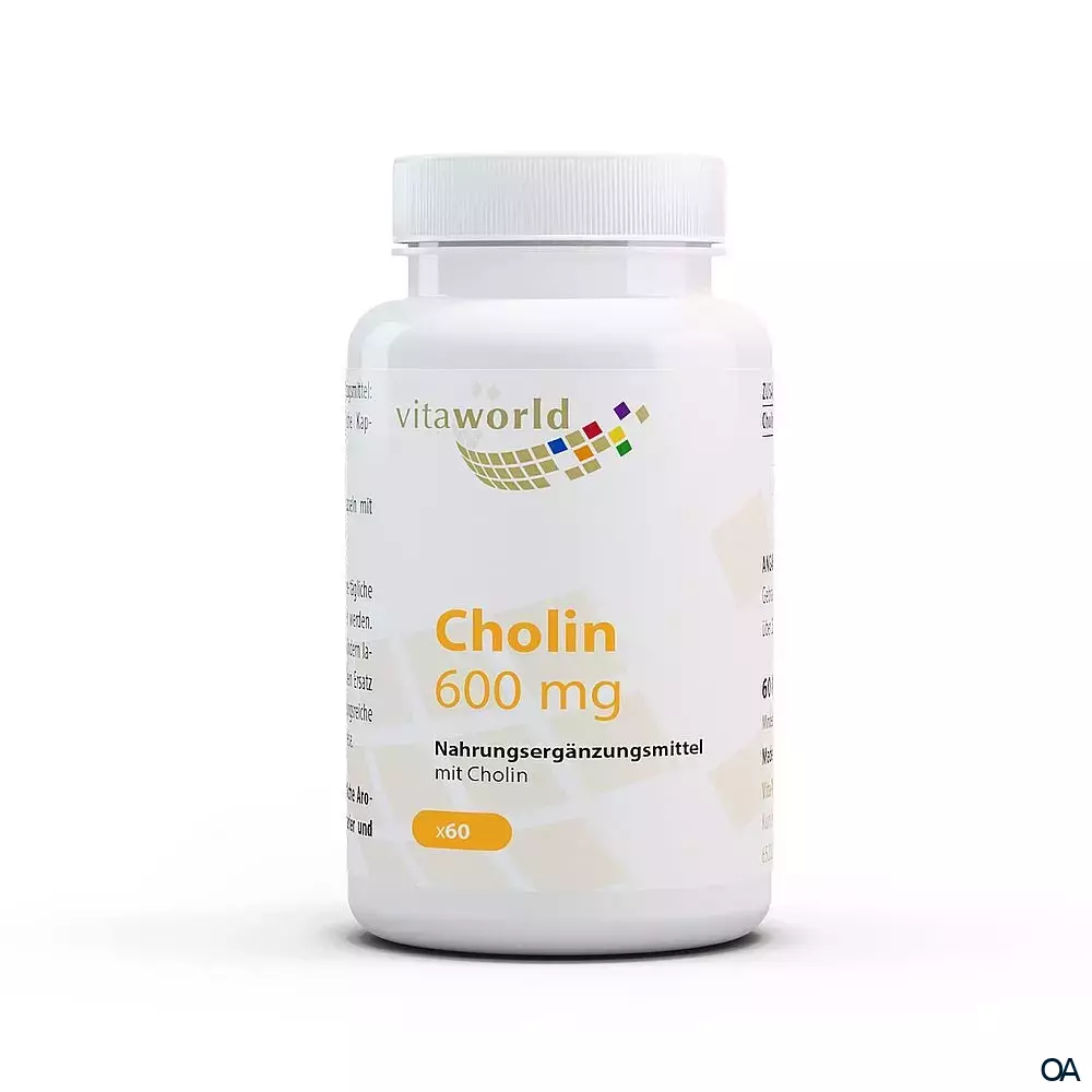 Vitaworld Cholin 600 mg Kapseln