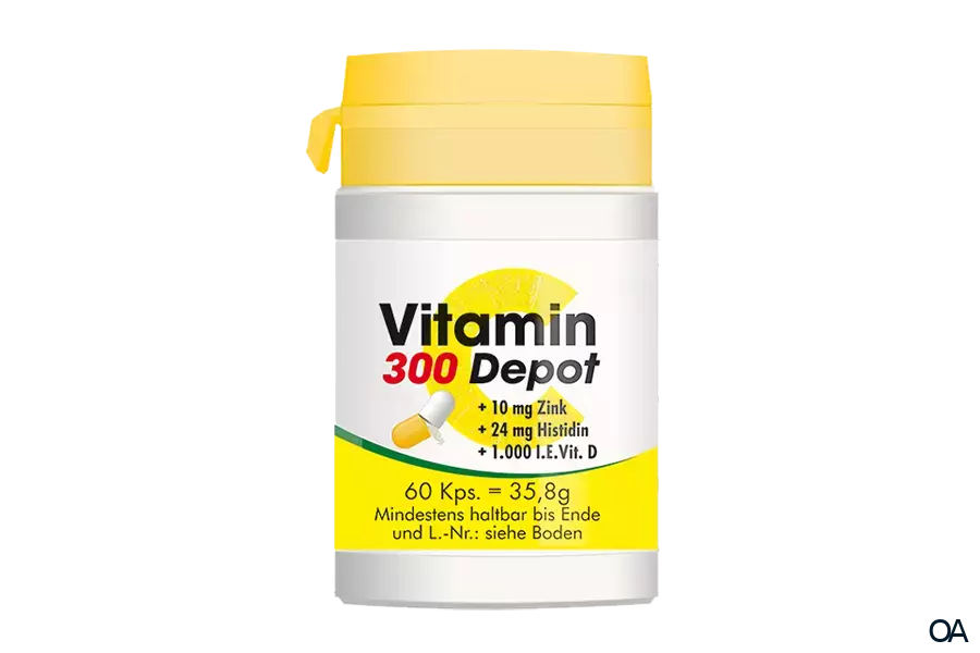 Canea Vitamin C 300 Depot +Zink + Histidin + D Kapseln Canea Vitamin C 300 Depot +Zink + Histidin + D Kapseln