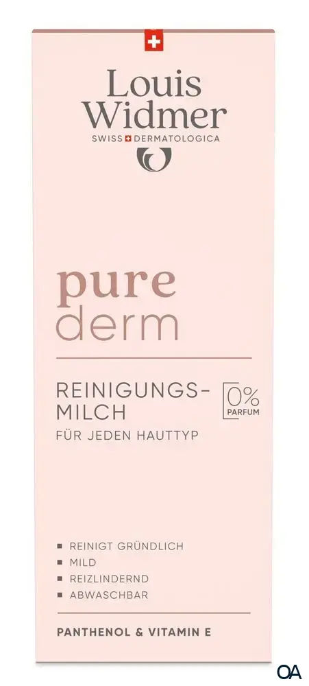 Louis Widmer purederm Reinigungsmilch - ohne Parfum