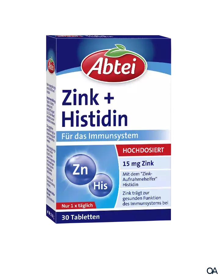 Abtei Zink + Histidin Tabletten Abtei Zink + Histidin Tabletten