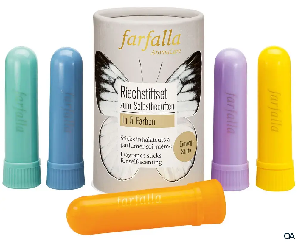 Farfalla Riechstiftset in 5 Farben