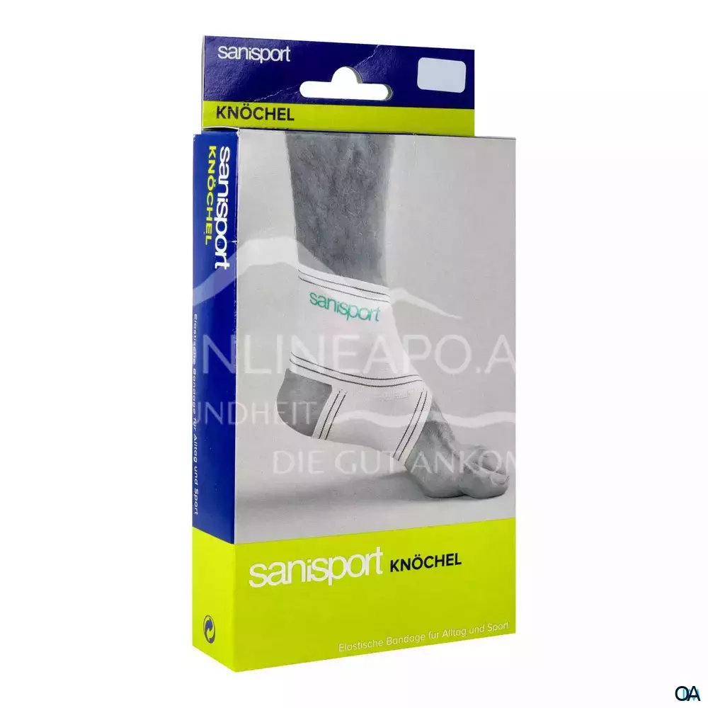 sanisport Knöchelbandage weiß - Größe Extra Large