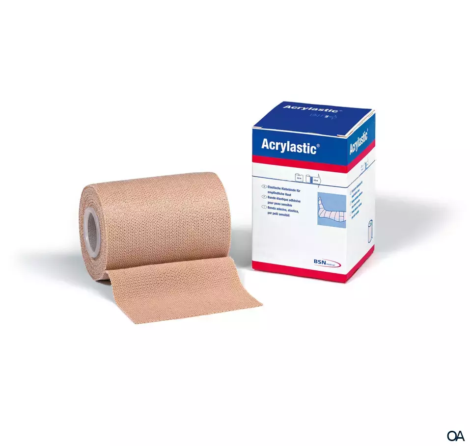 Acrylastic® elastische Klebebinde 8 cm x 2,5 m Acrylastic® elastische Klebebinde 8 cm x 2,5 m