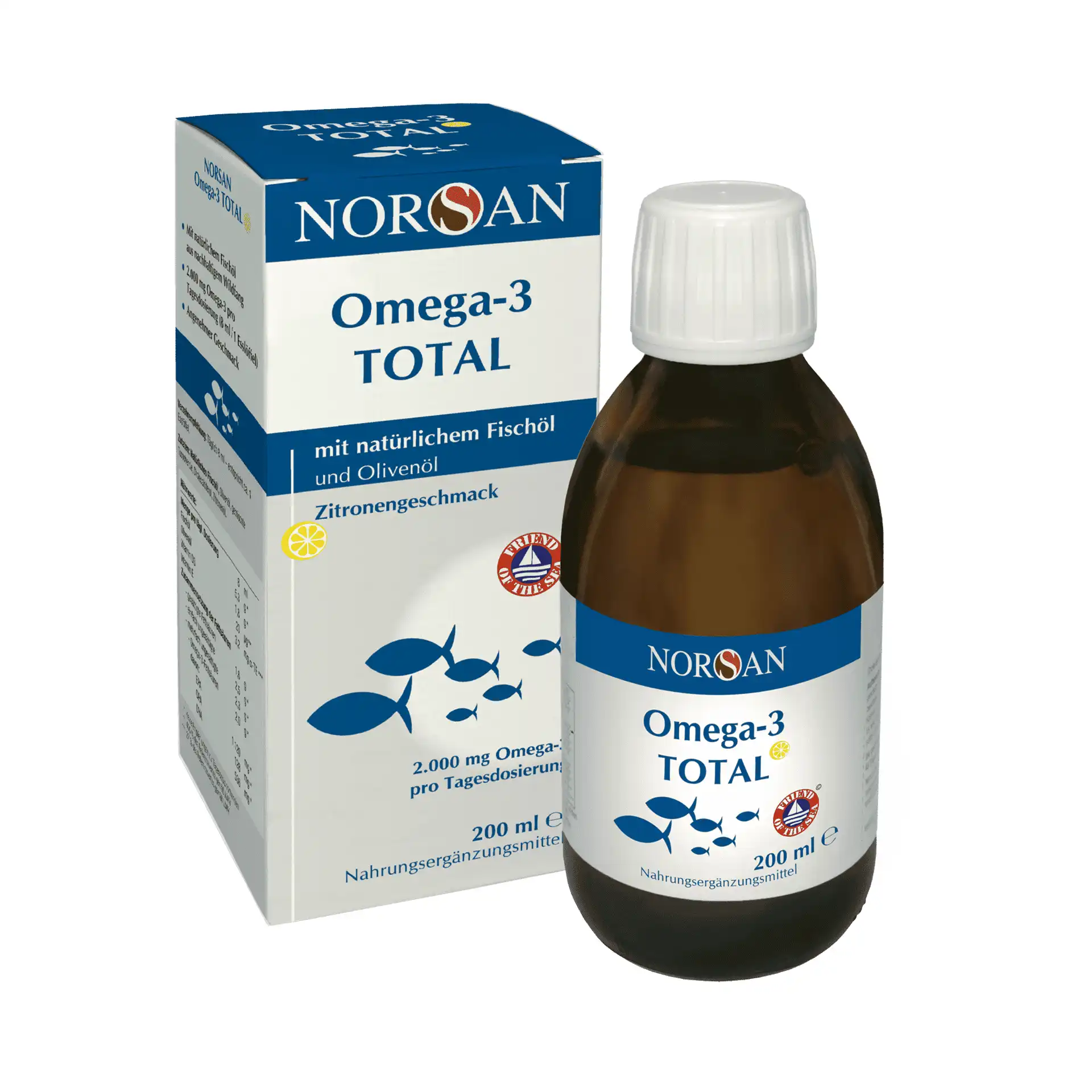 Norsan Omega 3 Total Fischöl Zitrone Norsan Omega 3 Total Fischöl Zitrone