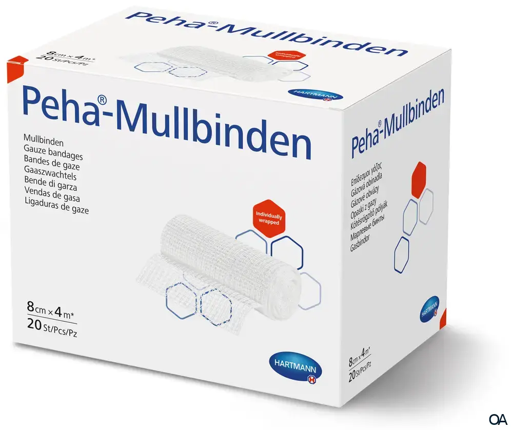 Peha® Mullbinden 8 cm x 4 m