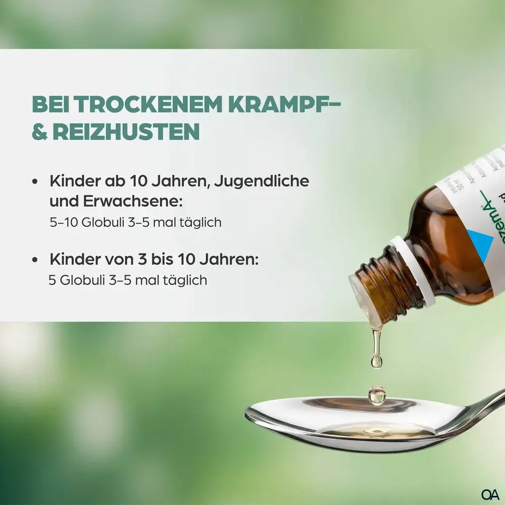 Apozema® Nr. 58: Dreiklang Globuli bei trockenem Krampf- und Reizhusten