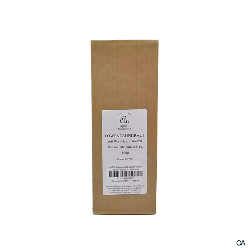 ApoFit Löwenzahnkraut mit Wurzel geschnitten ApoFit Löwenzahnkraut mit Wurzel geschnitten