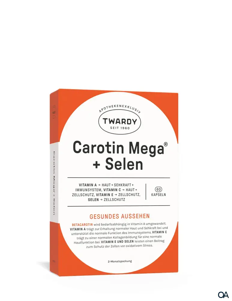 Twardy Carotin Mega® + Selen-Kapseln