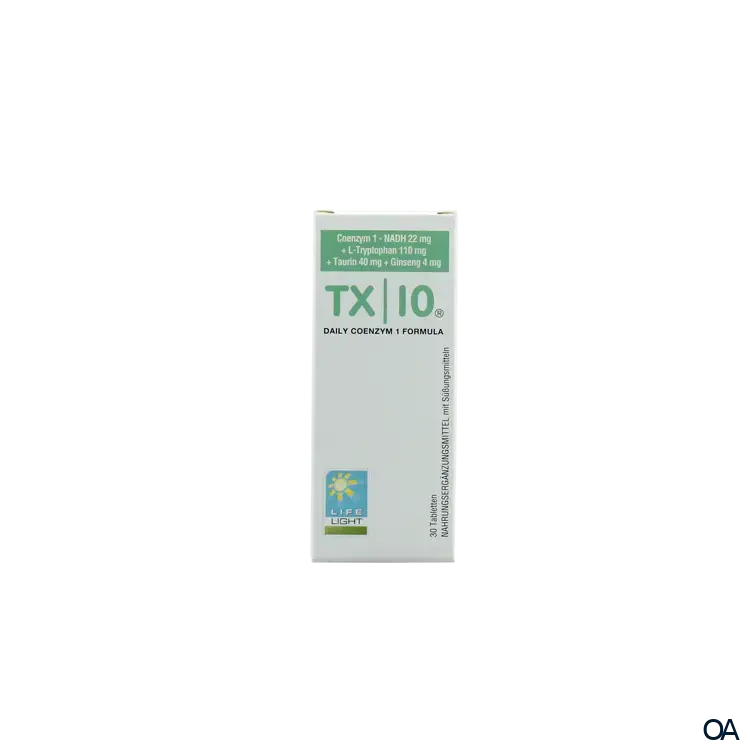 Life Light TX|10 NADH Plus Tryptophan Lutschpastillen Life Light TX|10 NADH Plus Tryptophan Lutschpastillen