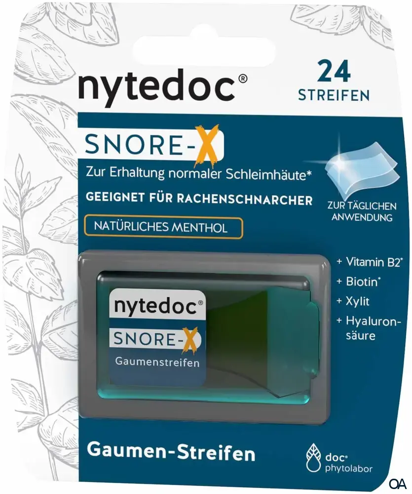 nytedoc® SNORE-X® Gaumen-Streifen nytedoc® SNORE-X® Gaumen-Streifen