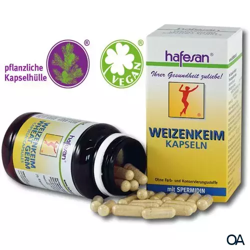 hafesan Weizenkeim mit SPERMIDIN Kapseln