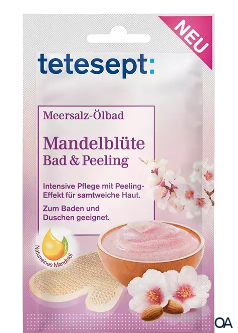 tetesept Ölbad & Peeling Meersalz Mandelblüte