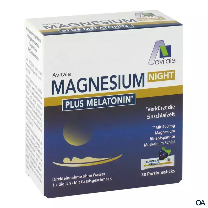 Avitale Magnesium Night plus Melatonin Sticks