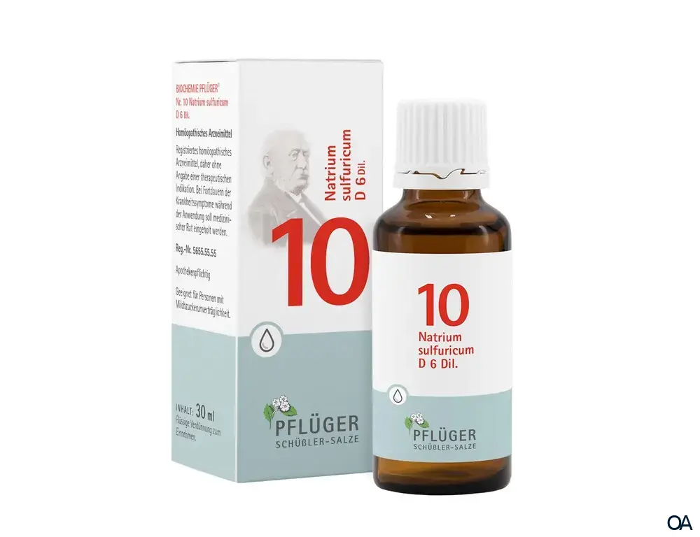 Biochemie Pflüger® Nr. 10 Natrium sulfuricum D 6 Dil. Tropfen