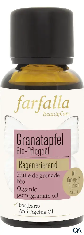 Farfalla Granatapfel, Bio-Pflegeöl, regenerierend Farfalla Granatapfel, Bio-Pflegeöl, regenerierend