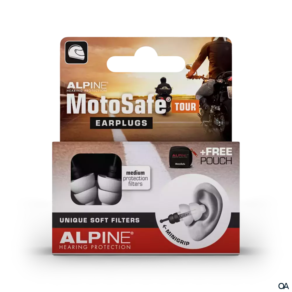 ALPINE Hearing Protection MotoSafe Tour Ohrstöpsel ALPINE Hearing Protection MotoSafe Tour Ohrstöpsel