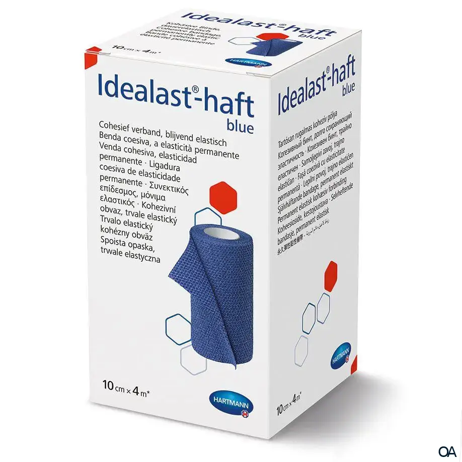 Idealast®-haft Color Idealbinde Blau 10 cm x 4 m