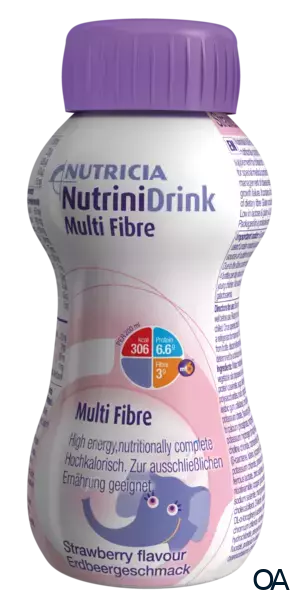Nutricia NutriniDrink Multi Fibre Erdbeere 200 ml