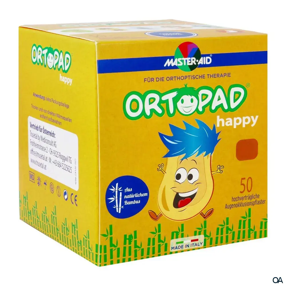 ORTOPAD® Happy Augenokklusionspflaster Regular, 85 x 59 mm