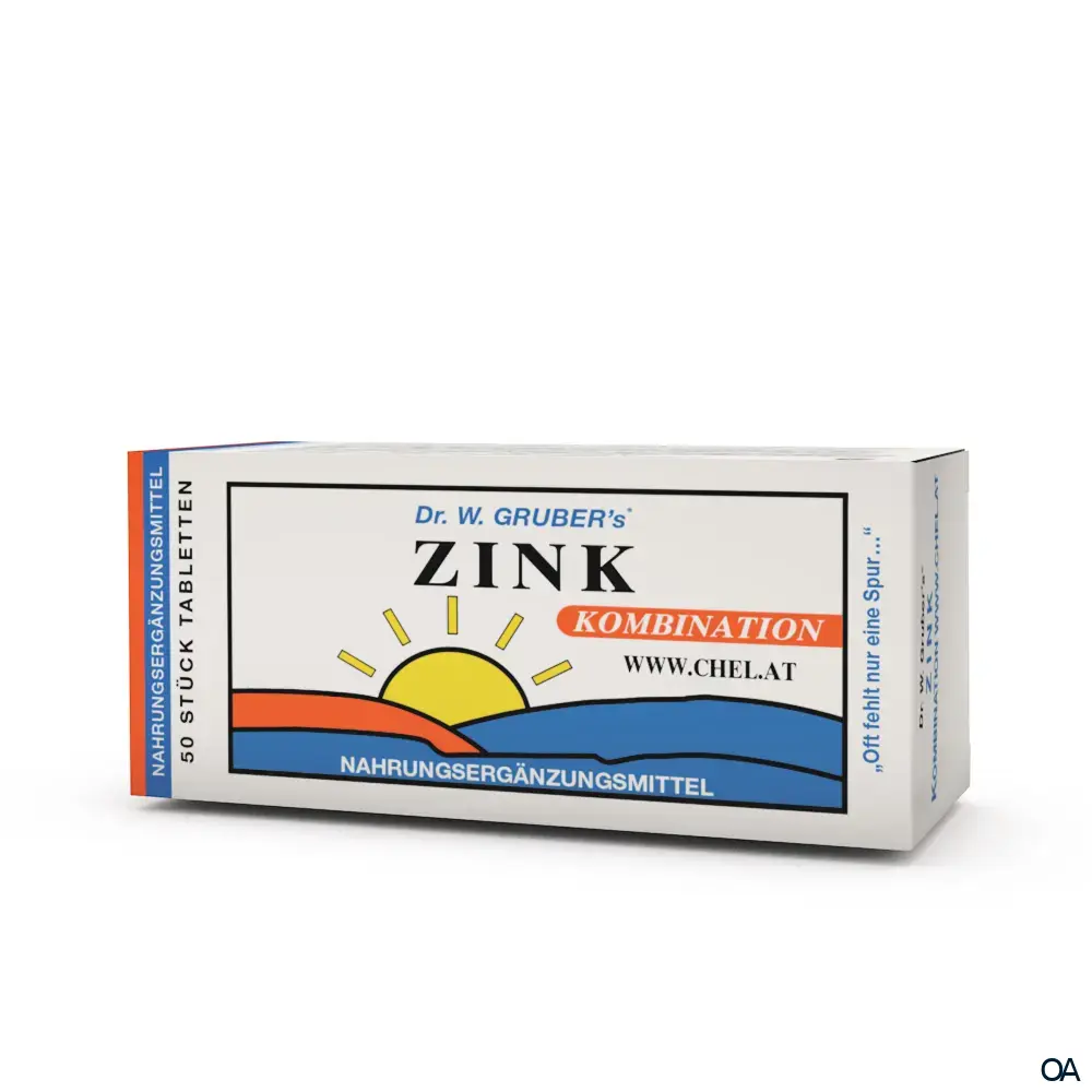 Dr. W. Gruber’s® Zink Kombination Chelat Tabletten Dr. W. Gruber’s® Zink Kombination Chelat Tabletten