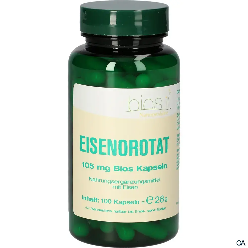 Bios Eisenorotat 105 mg Kapseln Bios Eisenorotat 105 mg Kapseln