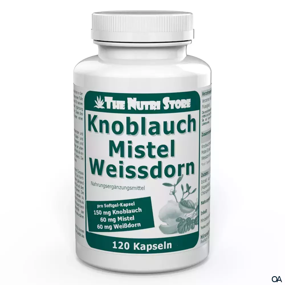 The Nutri Store Knoblauch Mistel Weissdorn Kapseln The Nutri Store Knoblauch Mistel Weissdorn Kapseln