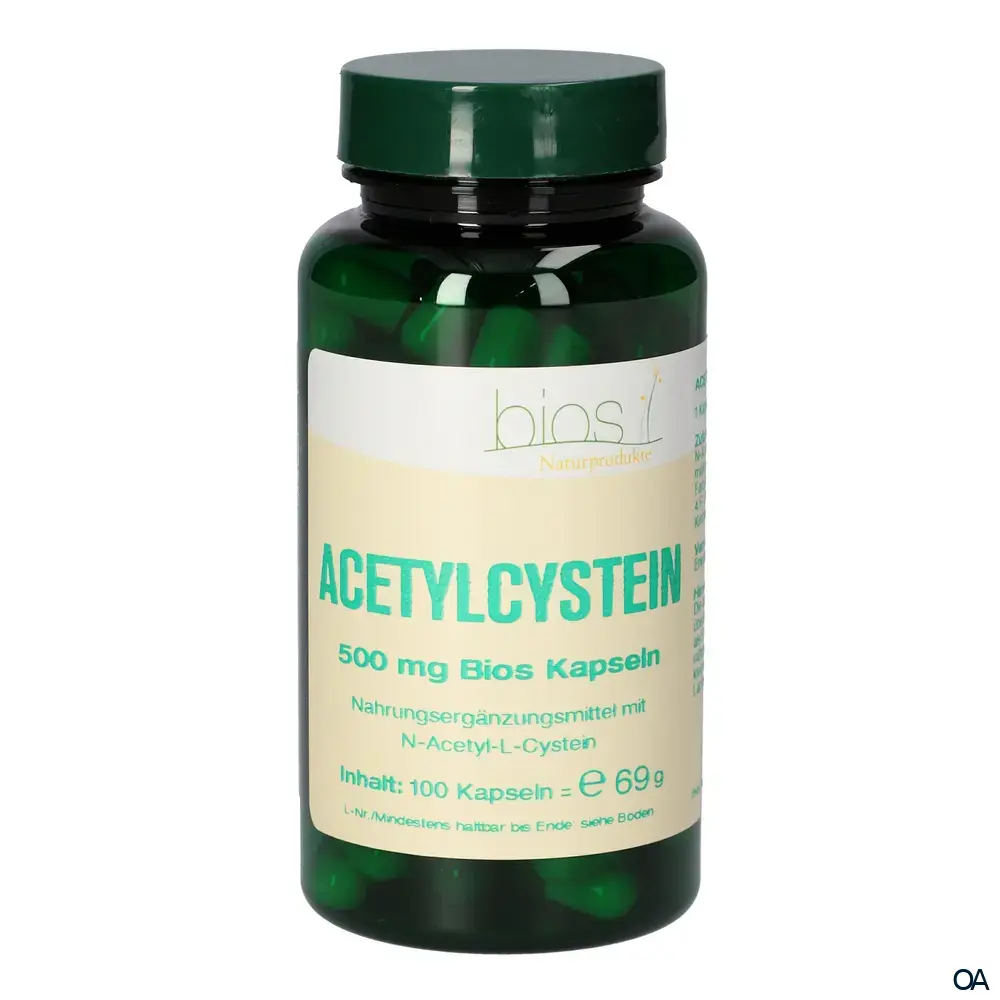 Bios Acetylcystein 500 mg Kapseln Bios Acetylcystein 500 mg Kapseln