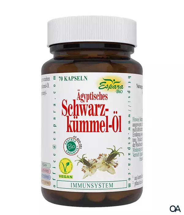Espara Schwarzkümmel Öl Bio Kapseln Espara Schwarzkümmel Öl Bio Kapseln