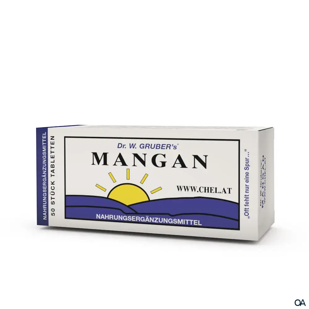Dr. W. Gruber’s® Mangan Chelat Tabletten Dr. W. Gruber’s® Mangan Chelat Tabletten