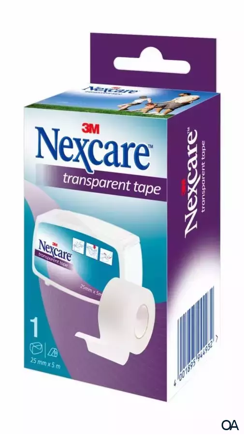 3M Nexcare™ Transparentes Fixierpflaster, 25 mm x 5 m 3M Nexcare™ Transparentes Fixierpflaster, 25 mm x 5 m